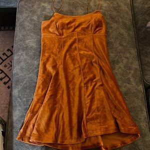 Orange/copper dress